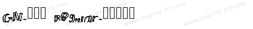 GN-キルゴ Regular字体转换